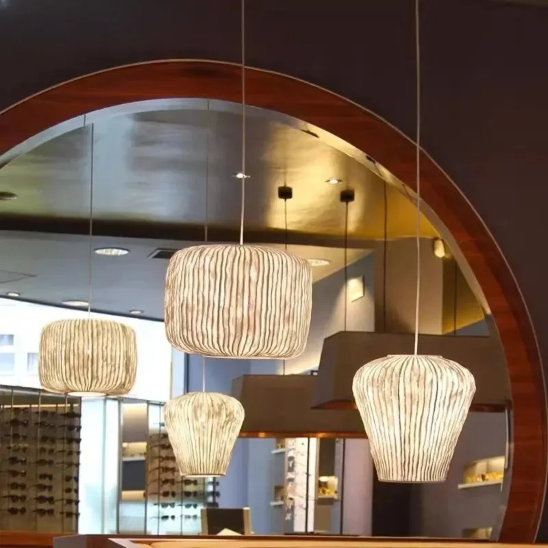 الشمال مصمم E27 الفولاذ المقاوم للصدأ قلادة LED ضوء غرفة المعيشة غرفة نوم دراسة منصة مشروبات غرفة الطعام ديكور المنزل مصابيح معلقة #1