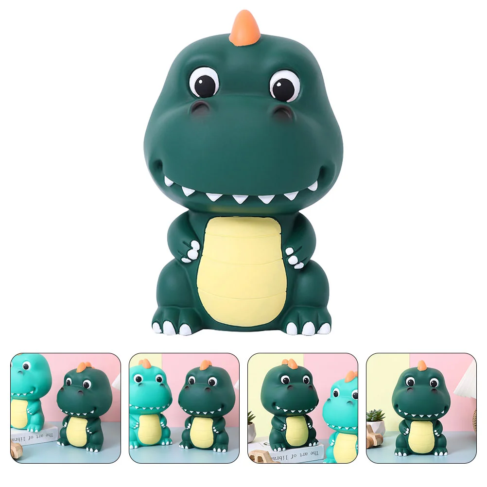 

Dinosaur Vinyl Piggy Bank Shaped Holder Adornment Money Pot Animal Cartoon Box Saving Cute Dinosaur Statue Birthday Gift