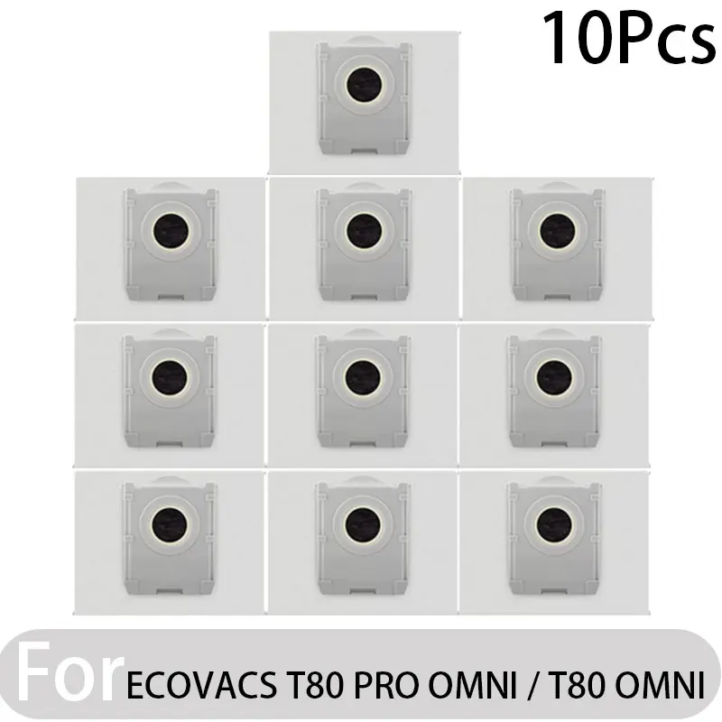 ECOVACS T80 PRO OMNI / T80 OMNI Stofzuigers Reiniger Hoofdrol Mop Doek Zijborstel Stofzak HEPA-filter Vervangingsaccessoires