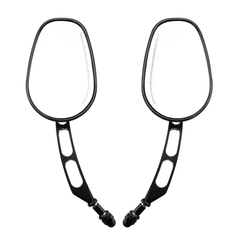 uiz-8mm-オートバイミラー-ブラック-バックミラー-サイドミラー-アルミ-1ペア-新品-ツーリング-ロードキング-スポーツスター-883-1200