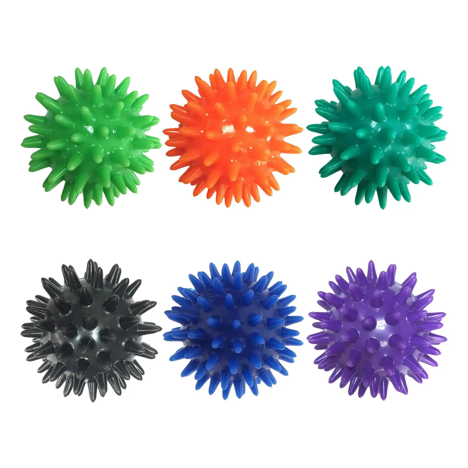 Spiky Massage Ball Exercise Ball Portable Foot Massage Ball Spiked massage Roller for Neck Back