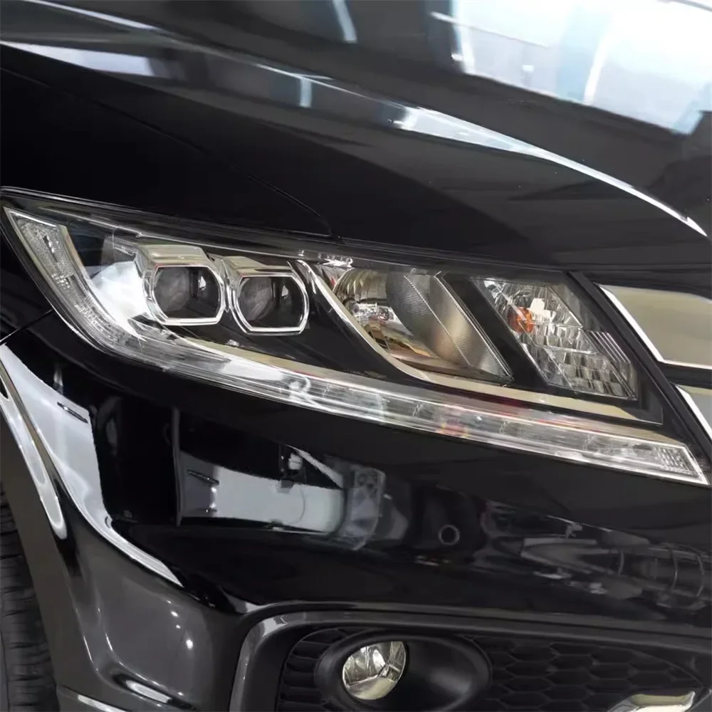 HTTCY      For Honda Crosstour 2014 2015 2016 front Car Headlight Cover Lens Shell Lampcover Lampshade Headlamp Light mask