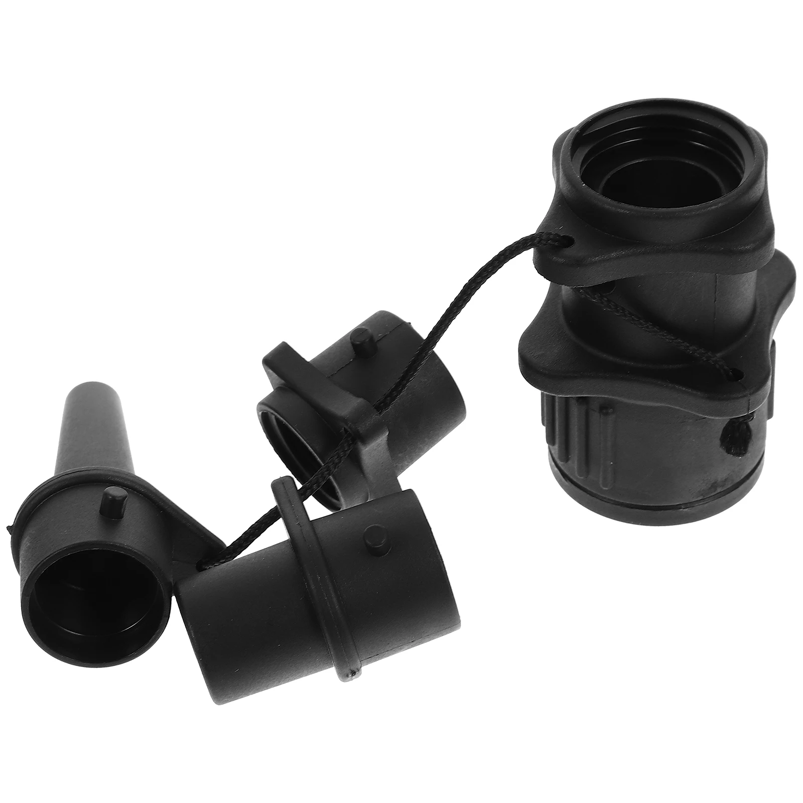 

Converter Air Valve Connector Compressor Adapter Rubber Boat Black Abs Pump for Inflatables