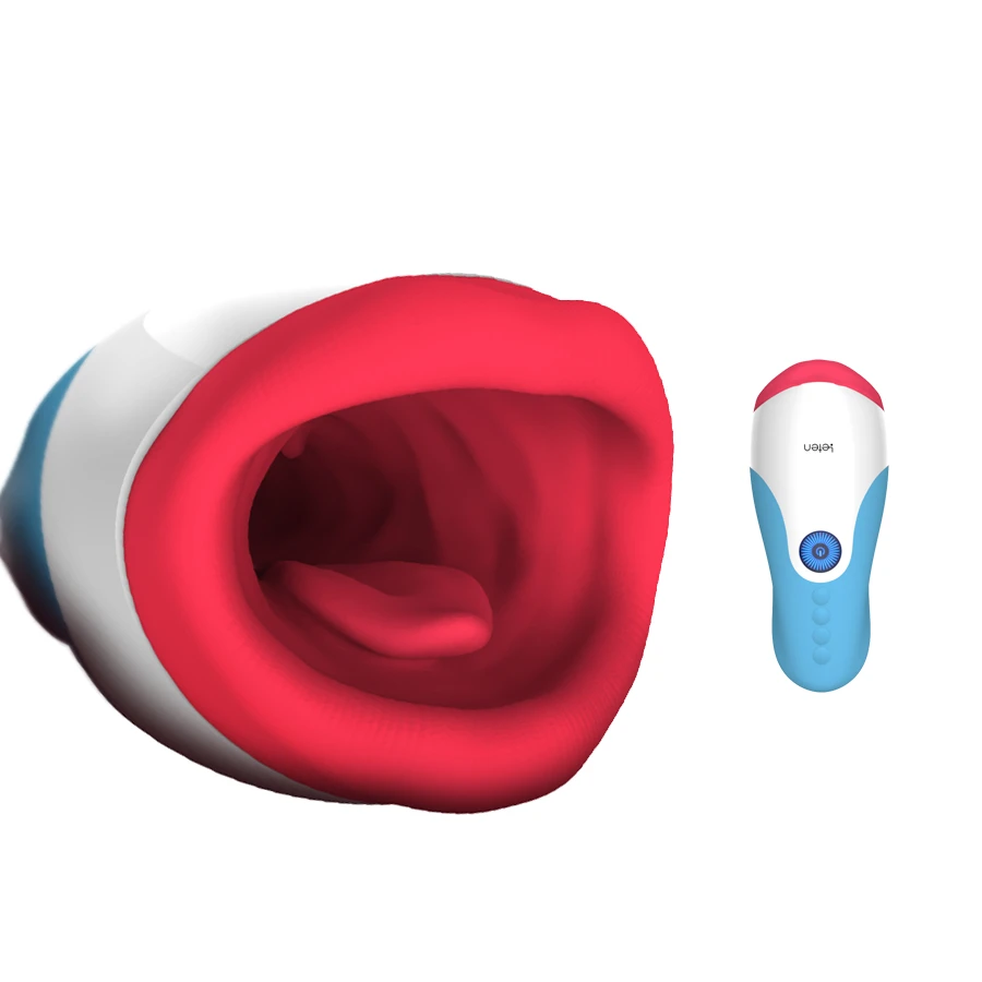 Leten Waterproof Wibrating Masturbator Cup for Men Oral Sex with AV Star Yui Hatano Sex Moan 10 Mode Vibration Sex Toys for Men