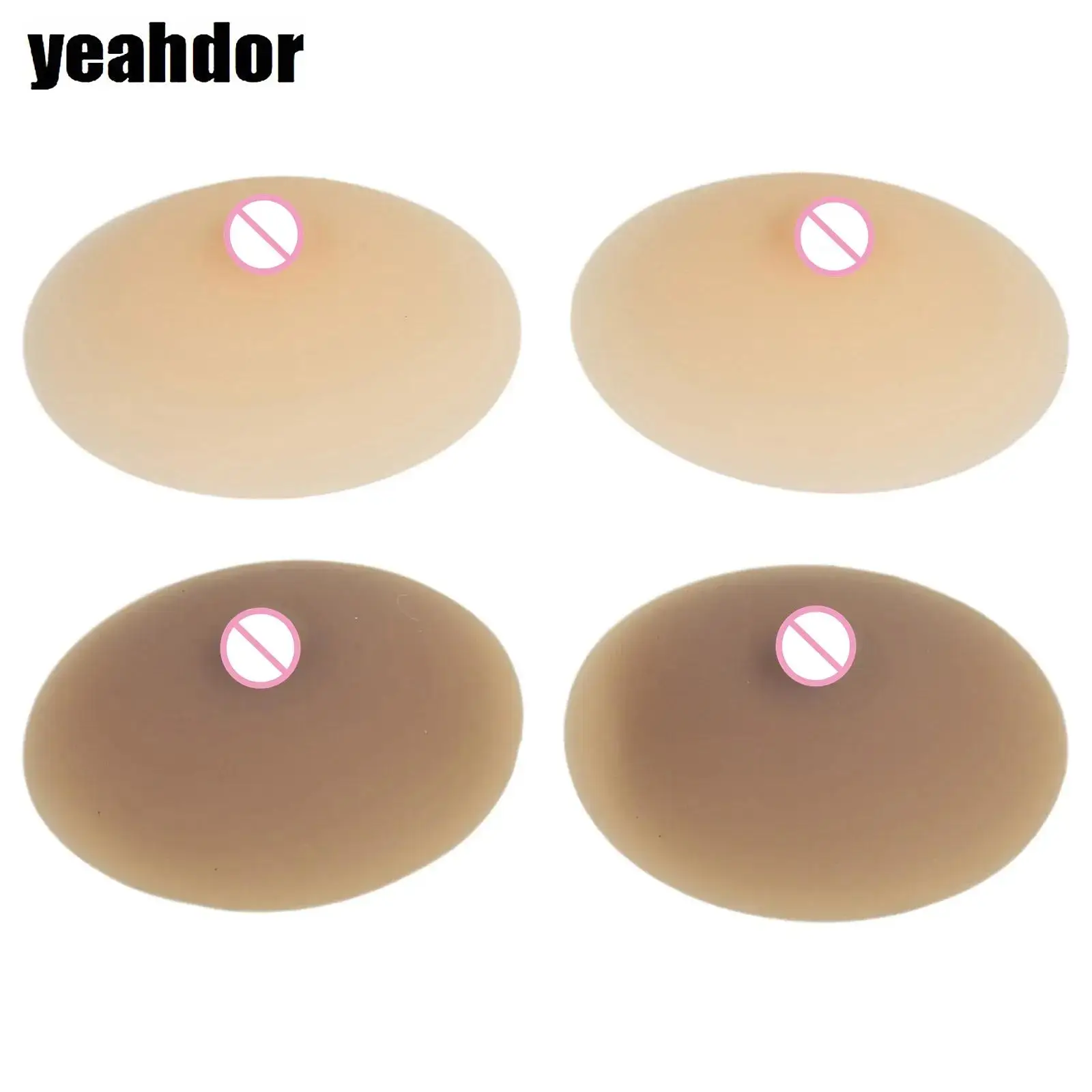 

Silicone Nipple Covers with Mimic Nipple Self-adhesive Invisible Edge Round Pasties for Mastectomy Postoperative Crossdresser