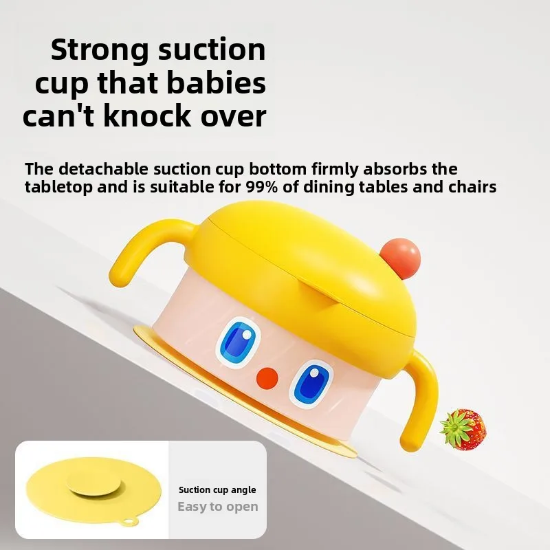 Baby PPSU Constant Temperature Water Bowl Baby Food Bowl Anti-fall Portable High-speed Rice Noodle Tableware Set Baby Blow