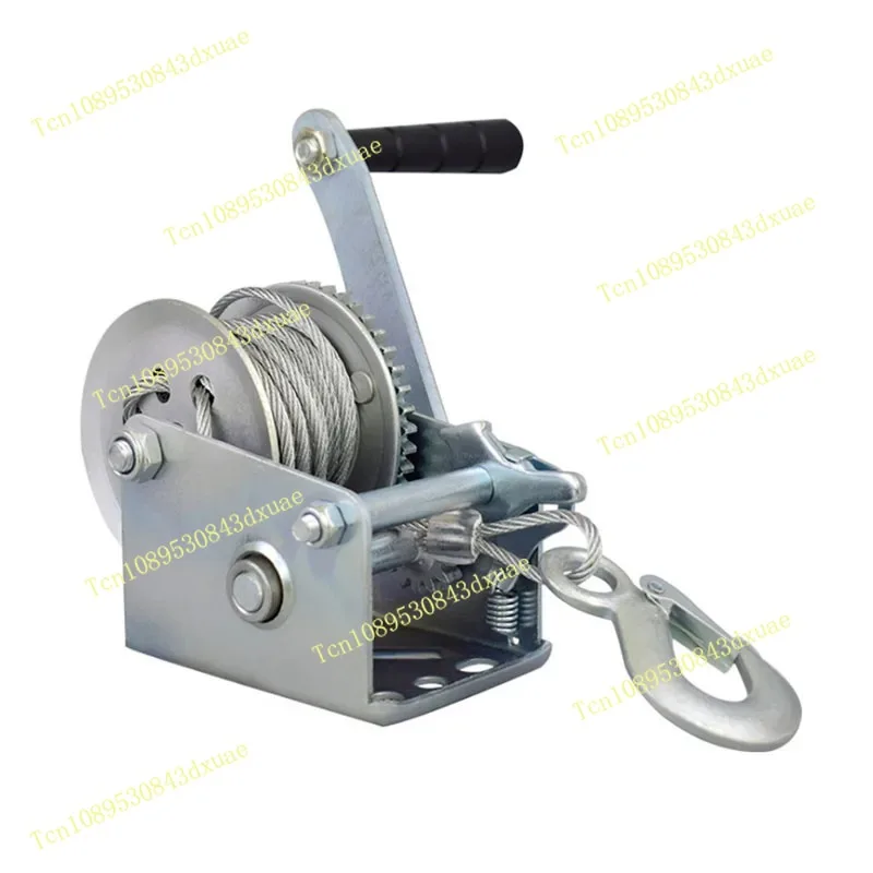 Hand Winch 600-3000 Pounds Manual Winch Wire Rope Traction Hoisting Winch Complete Specifications