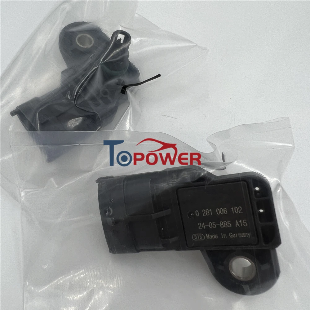 OEM 0281006102 0281006114 55219299 504372225 MAP Manifold Intake Pressure Sensor for Alfaa Fiatt Tipo Ivecoo Renaultt Volvoo