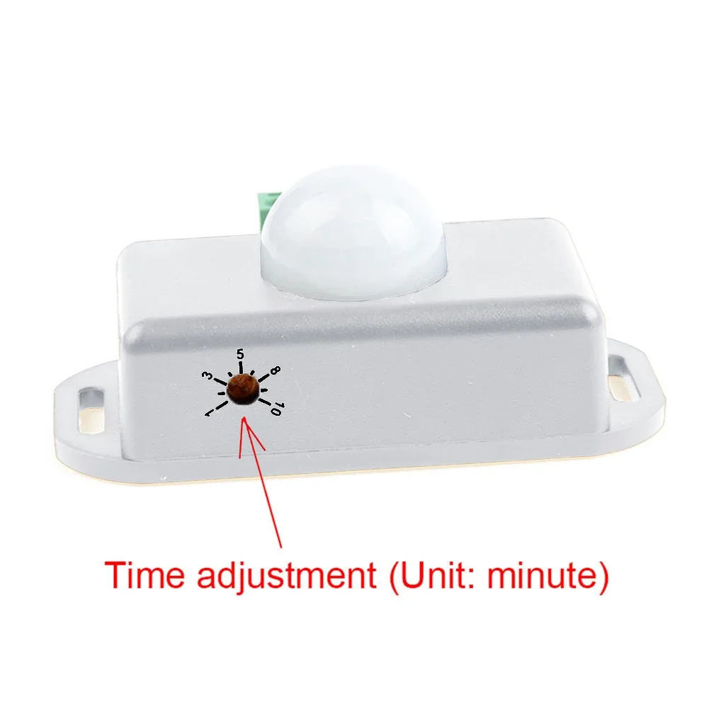 For Corridors LED Motion Sensor Switch Body Infrared Switch Automatic Lighting Induction Range 8m Infrared Detection Controller