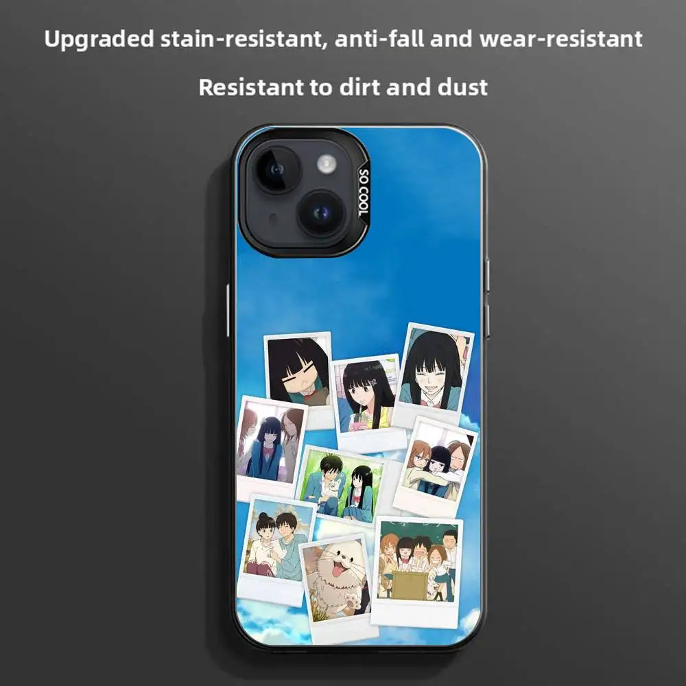 كيمي ني تودوكي أنيمي جراب هاتف جراب هاتف آيفون 11-16 برو ماكس الملونة المضادة للانزلاق مكافحة بصمة تصفيح