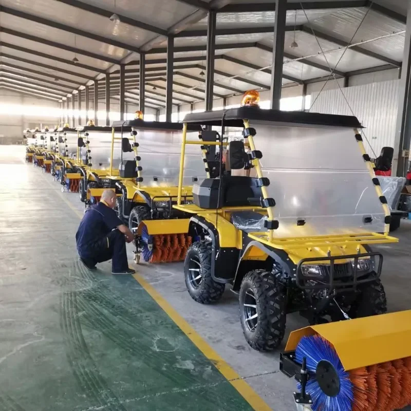 Cheapest Price Diesel Riding Chinese Snow Sweeper Automatic Atv Snow Removal Blower Machine Attachment for Sale
