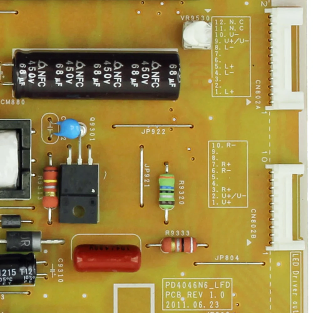 TV Power Supply Board, LED PD4046N6 _ LFD KTL SU10054-11016 LH40DEAPLBCZA LH46DEAPLBCZA