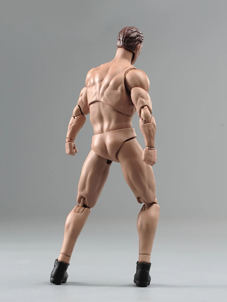 Corps masculin super flexible avec tête sculptée, soldat masculin, figurine d'action musclée, poupées à collectionner, AM116, 1/12, 6 po