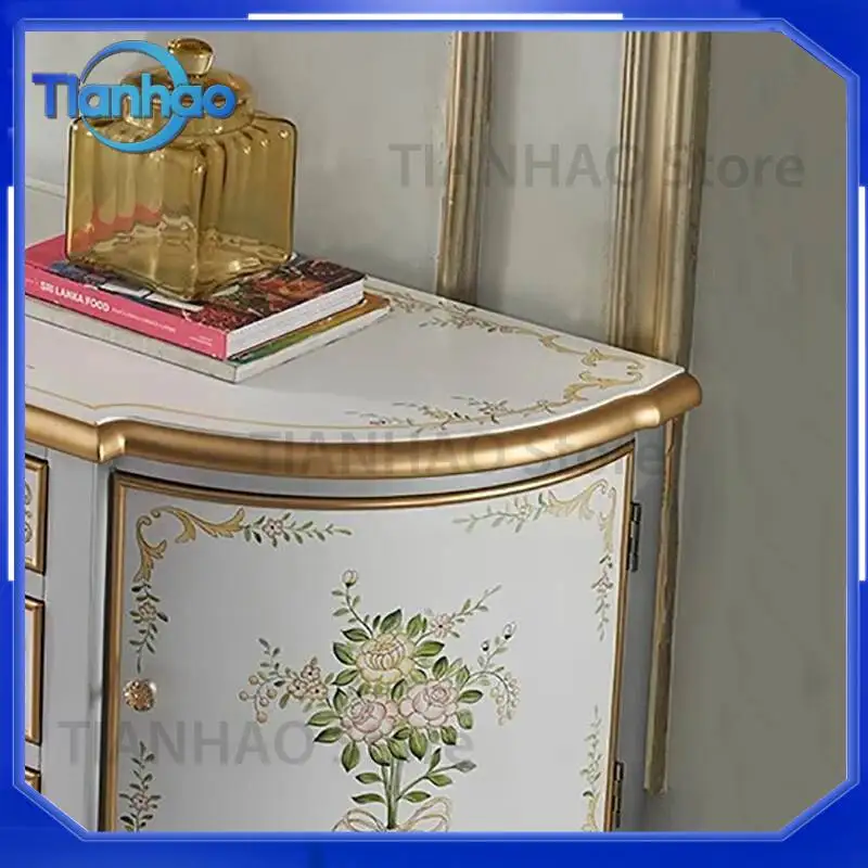 Storage Organizer Cabinet for Living Room Minimalist Luxury Classic Trendy Vitrina Furniture Beauty Design