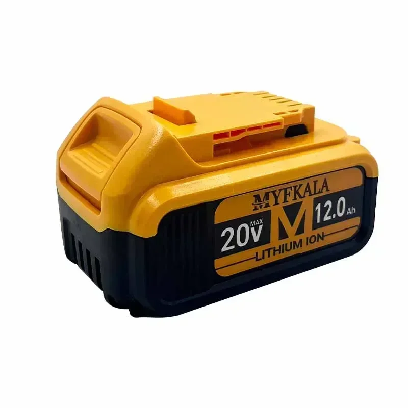 Bateria de íon de lítio de substituição 20v dcb200 12000mah para dewalt dcb205 dcb201 dcb203 bateria de ferramenta elétrica 20 volts max com carregador