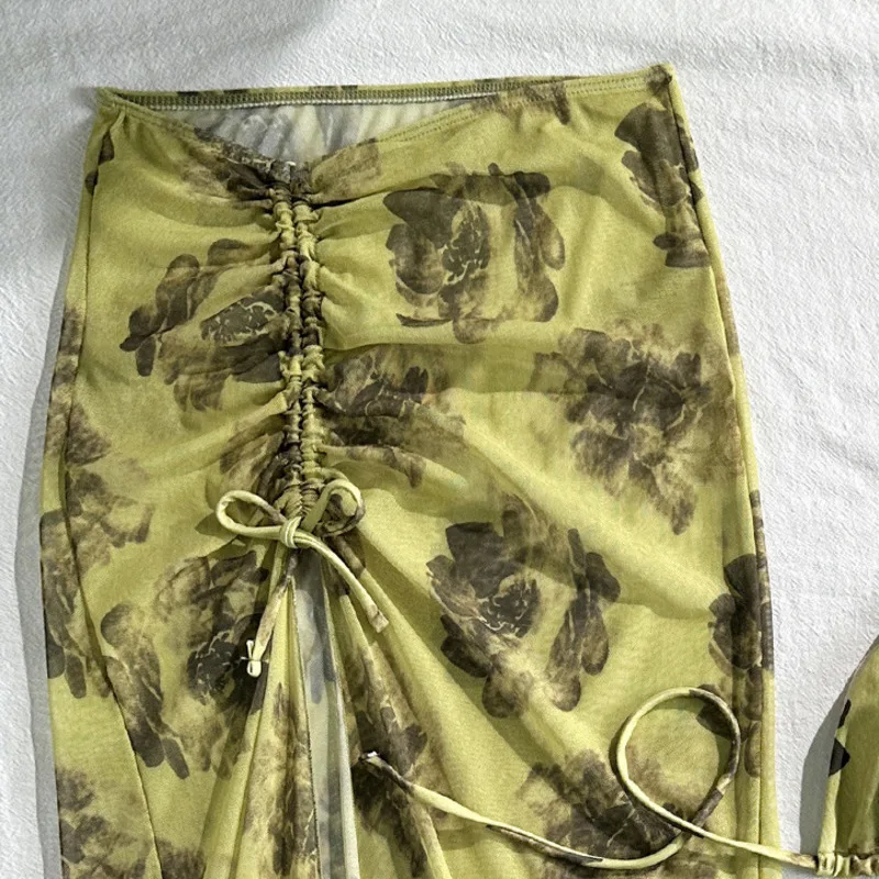 3Pcs Sexy Bikinis Female Swimsuits Women Three-Piece Swimwear Beach Swimming Wear Bathing Suits Brazilian Bikini Set Pool Bather