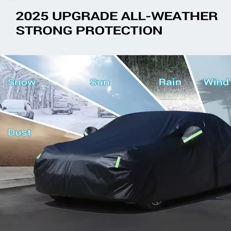 

Car Full Outer Covers Outdoor Waterproof Dustproof Sun Rain Snow Protection Exterior Car Accessories For Trumpchi GS8