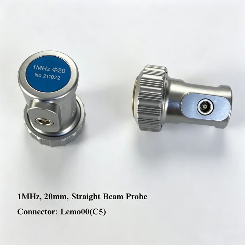 20mm Straight Beam Probe Transducer 0.5MHz 1MHz 2MHz 4MHz UT Probe for Ultrasonic Flaw Detector NDT Non‑Destructive Testing view 3