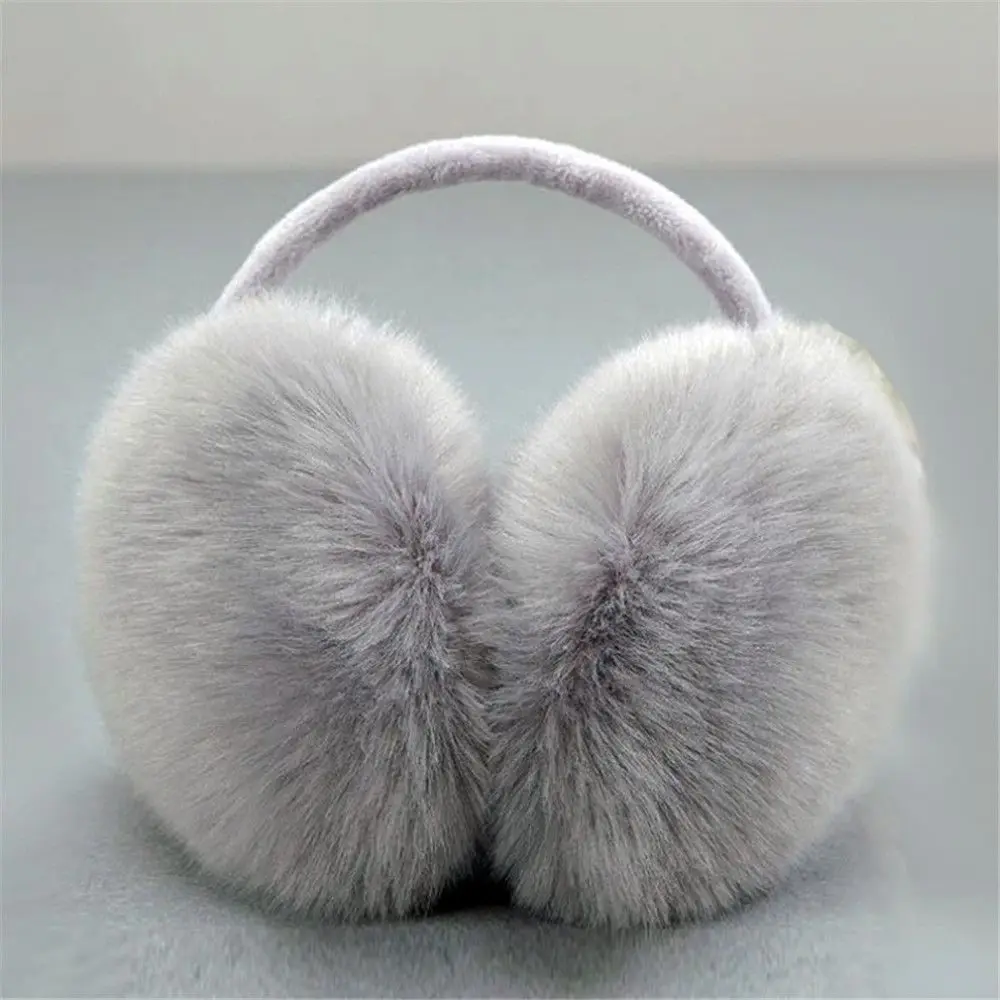 Winter Ear Muffs Warm Earflaps Women Fluffy Cosy Earmuffs Plush Soft Ear Warmer