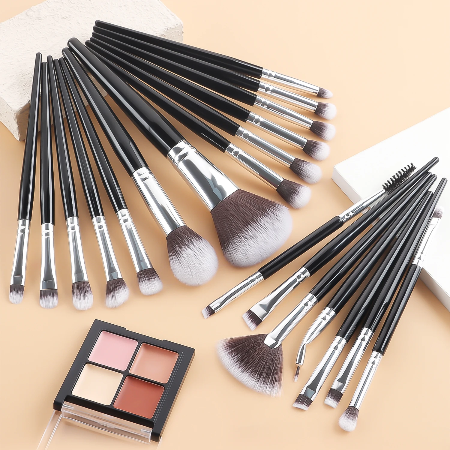 20PCS multifunctional makeup tools - quick makeup application, suitable for gifts, professional makeup set