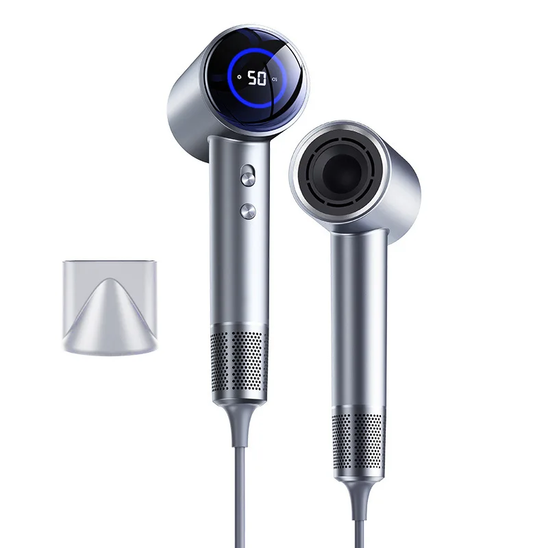 

Дорожный фен Профессиональный безлопастной ионный мощный ионный высокоскоростной охлаждающий фен с подогревом Дорожный фен