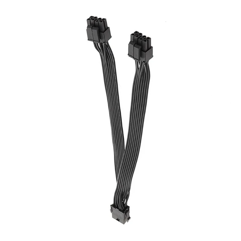 Adaptador convertidor CPU 8 pines 2 CPU 8 pines, compatible con placa base ordenador, CPU 8+8/8+4, divisor 8