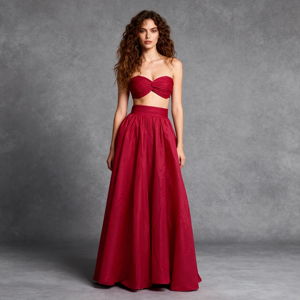 2 Piece Set Special Event Dress Glam Gown Vestidos De Fiesta YW251039