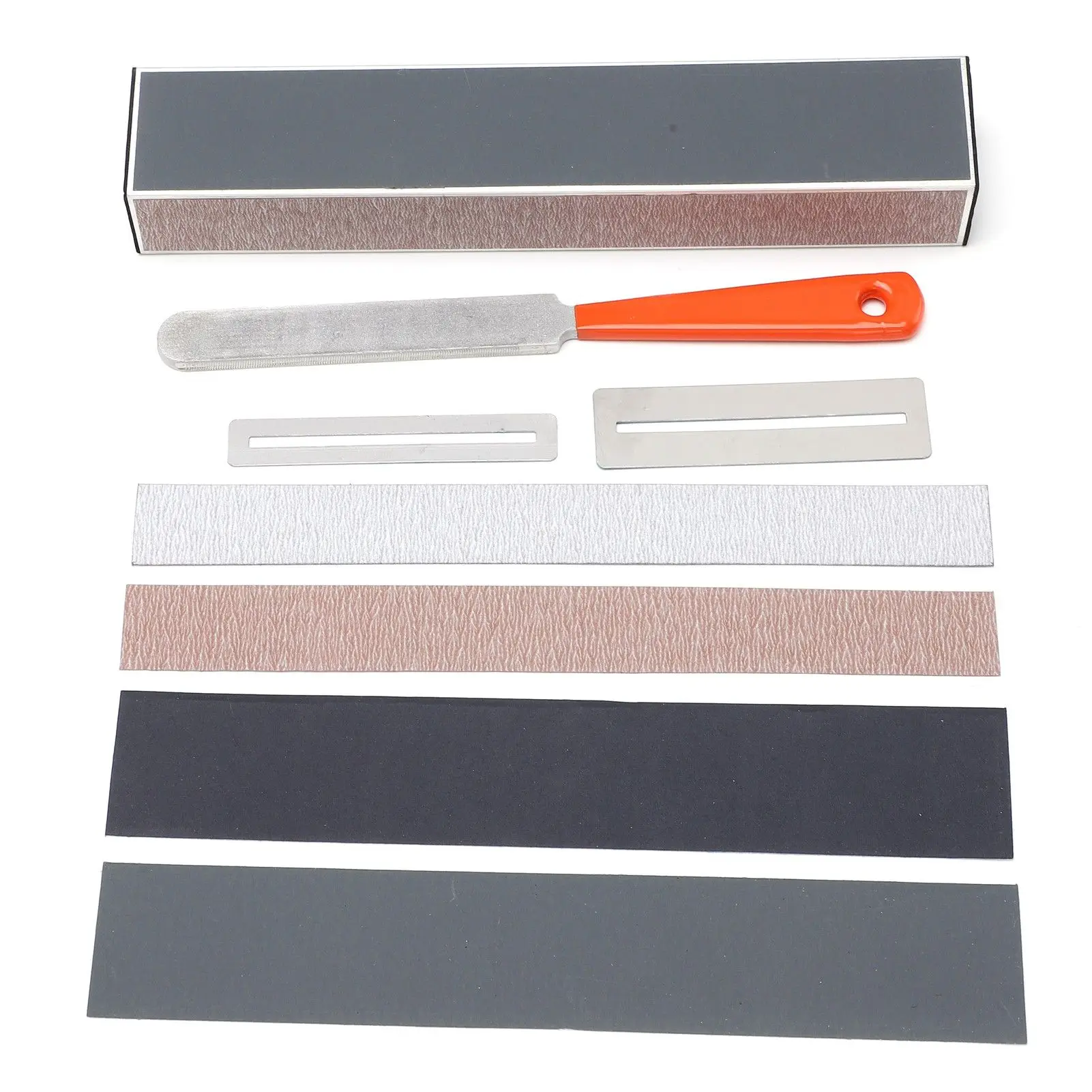 Guitar Fingerboard Luthier Tool Kit Repair Accessories for Cleaning Polishing Leveling