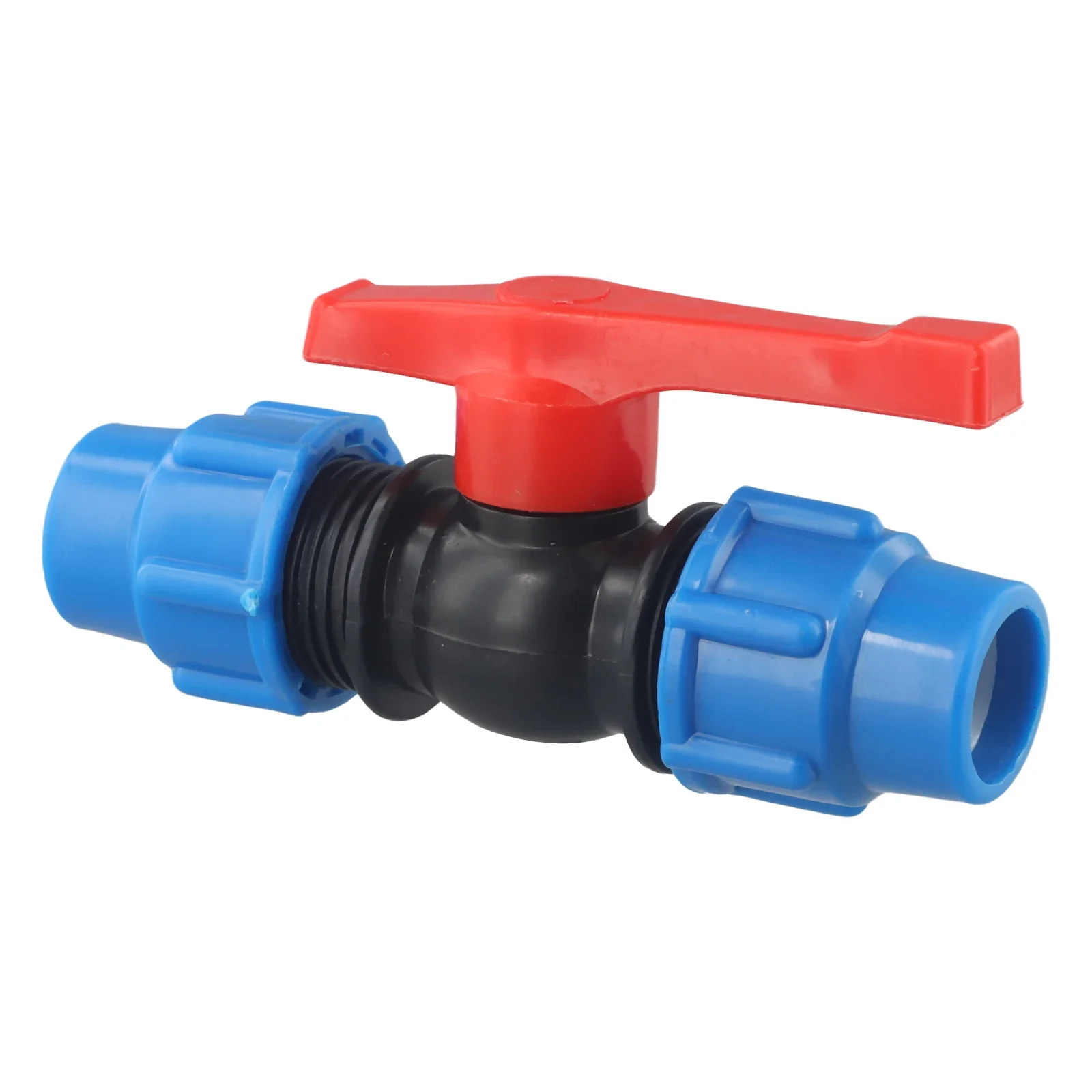 Home Improvement Valve Fitting Ball Valve For Home Bathroom Kitchen PE With External Thread 20mm /25mm/ 32mm Accessories Blue