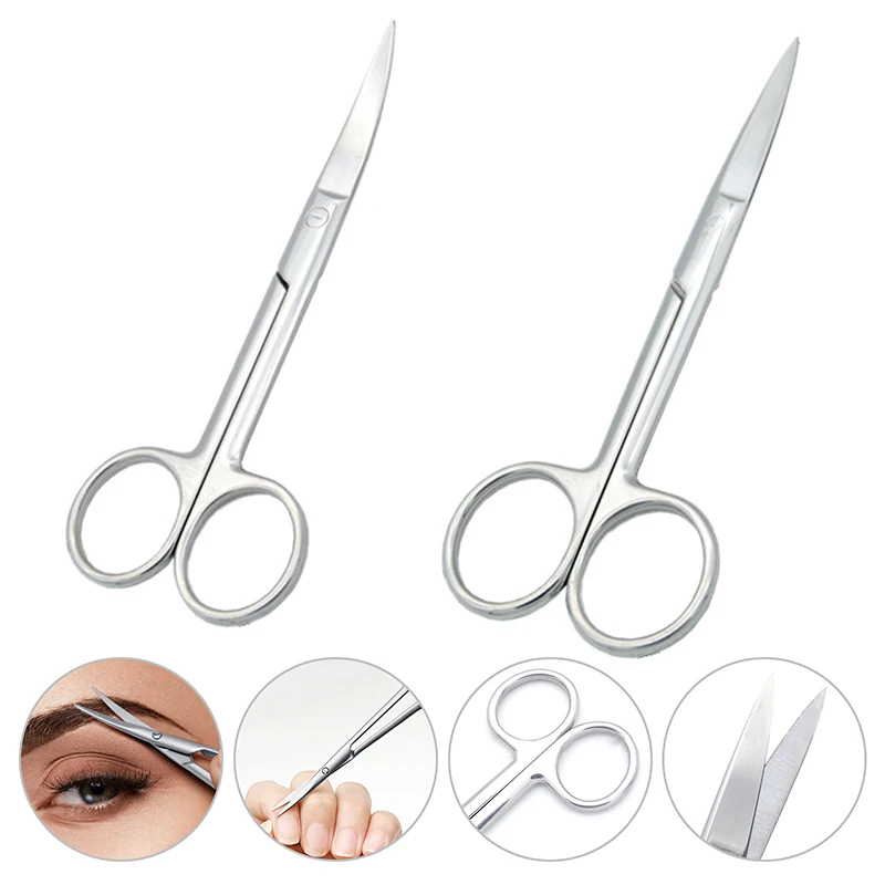 1PC Eyebrow Scissors Eyelash Facial Dead Skin Cuticle Trimmer Beauty Tool