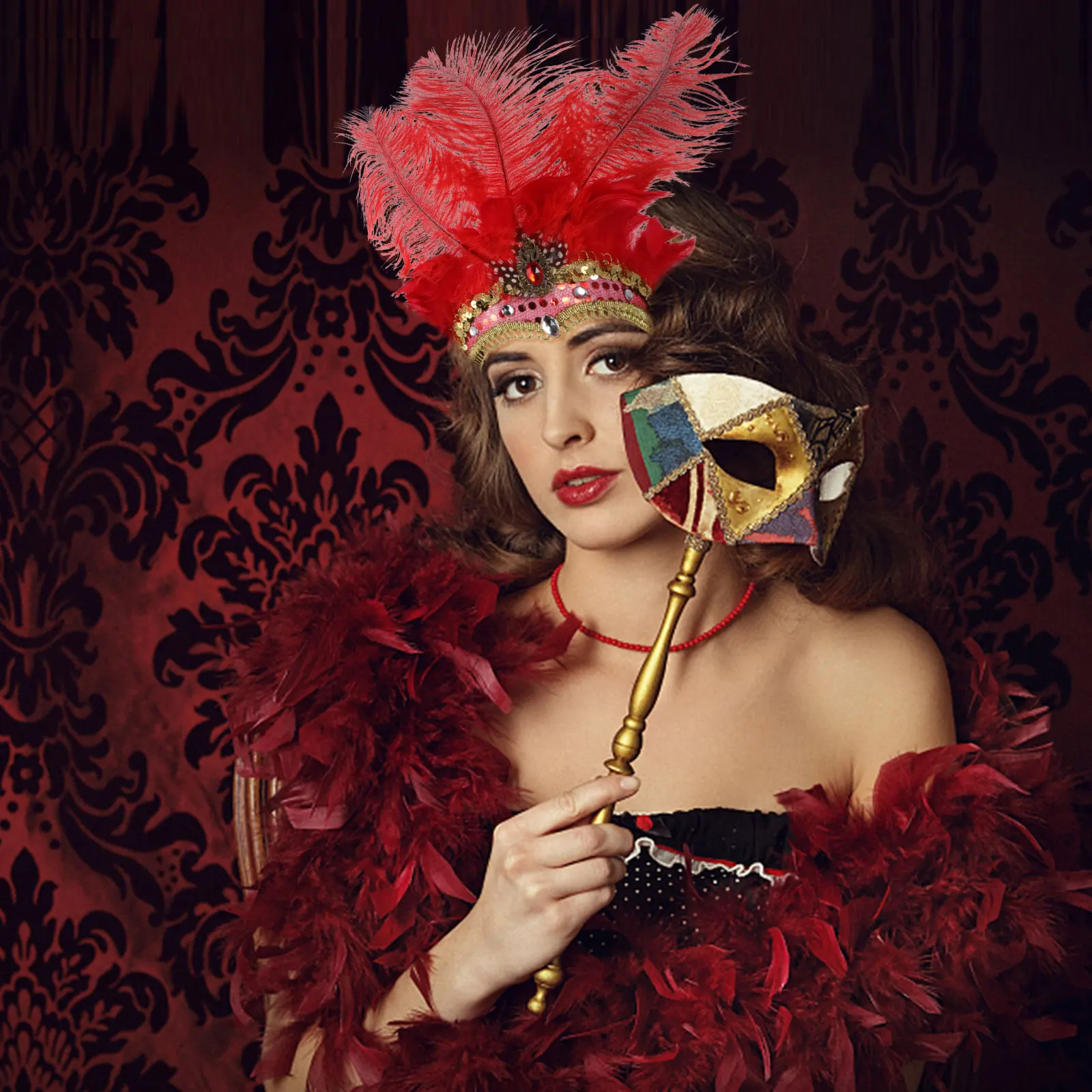 

Headband Premium Material Durable Comfortable Novelty Party Hair Hoop For Christmas Halloween Cosplay Dance