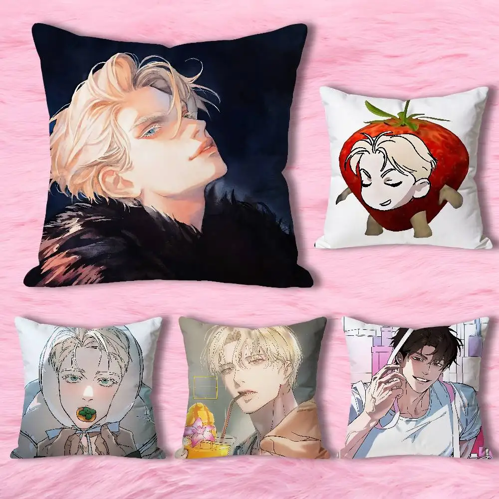 

Manga C-Codename A-Anastasias Various Sizes Square Pillow Case For Car Home Bedchamber Decor Custom Valentine gift