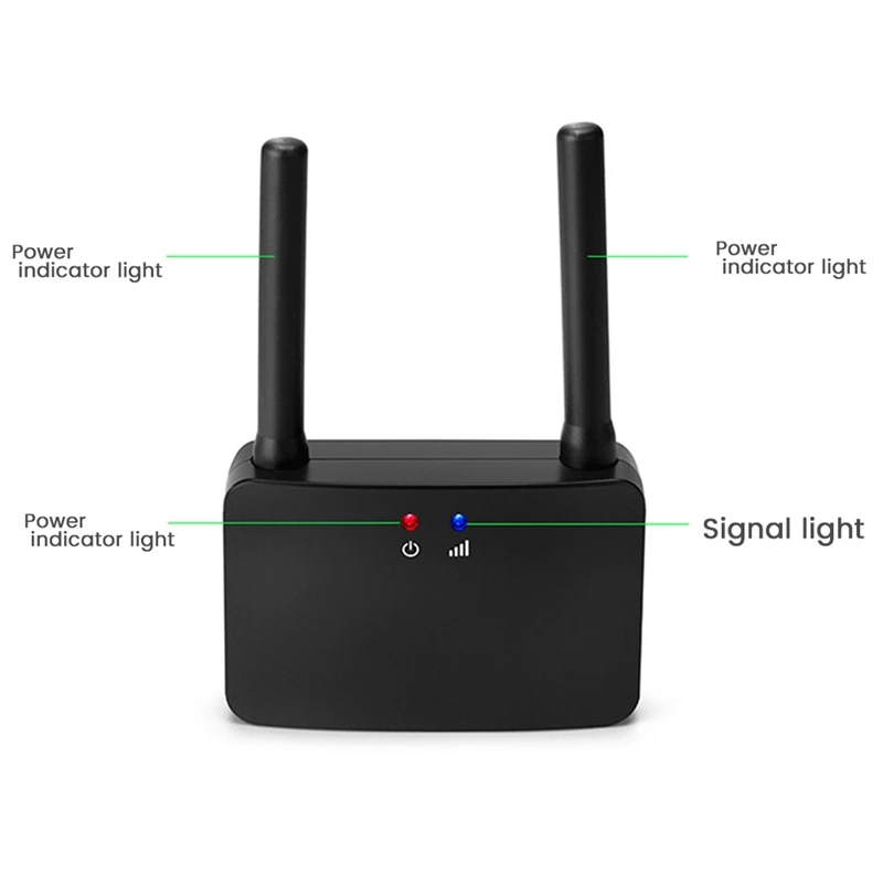 B03B-433Mhz Wireless Repeater Signal Amplifier Learning Code Extender For Alarm System And Wireless Detector Sensor