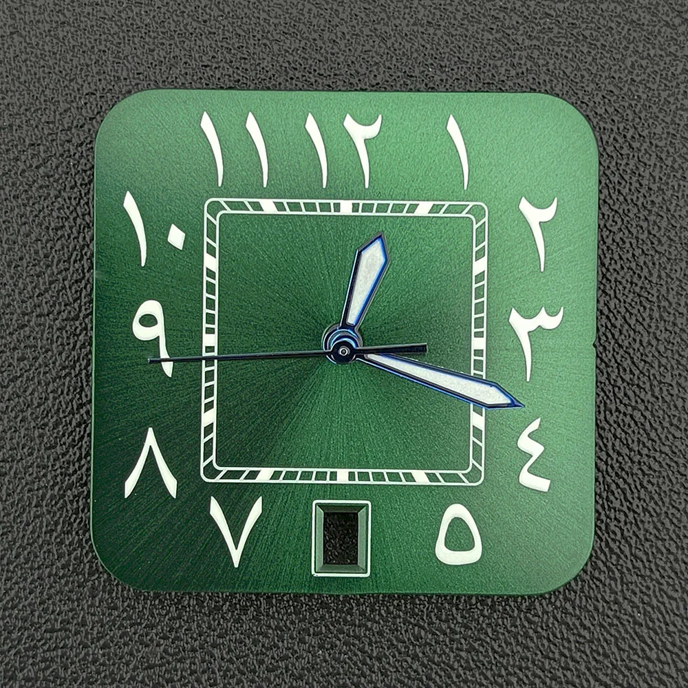 NH35 ダイヤルスクエアダイヤルアラビア数字ダイヤル時計ダイヤルメンズ腕時計 NH35 ムーブメント時計アクセサリーに適しています