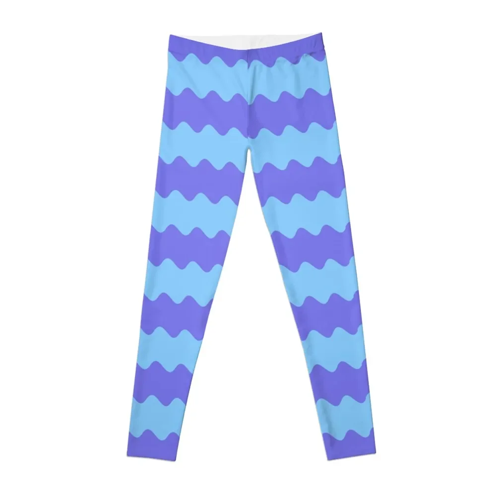 Purple and Blue Waves #Star Vs. the #Forces of #Evil #StarVsTheForcesOfEvil #SVFoE Leggings sports woman gym Womens Leggings