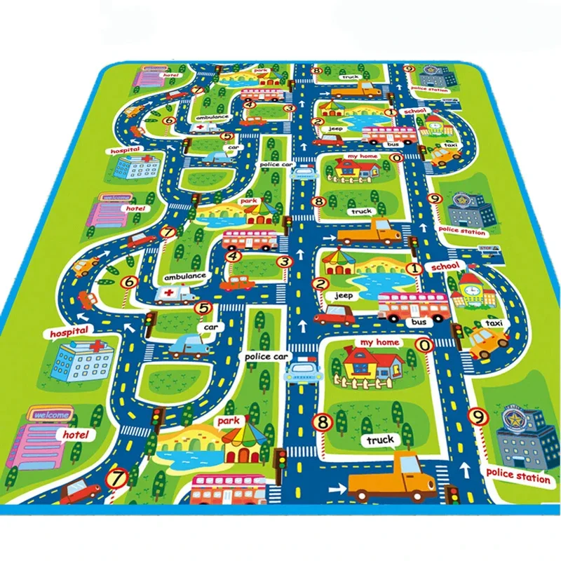 Schuim babyspeelkleed Speelgoed voor kindermat Kinderkleed Speelmat Ontwikkelmat Rubber Eva Puzzels Schuim Speel 4-kinderkamer Leuke vloermat