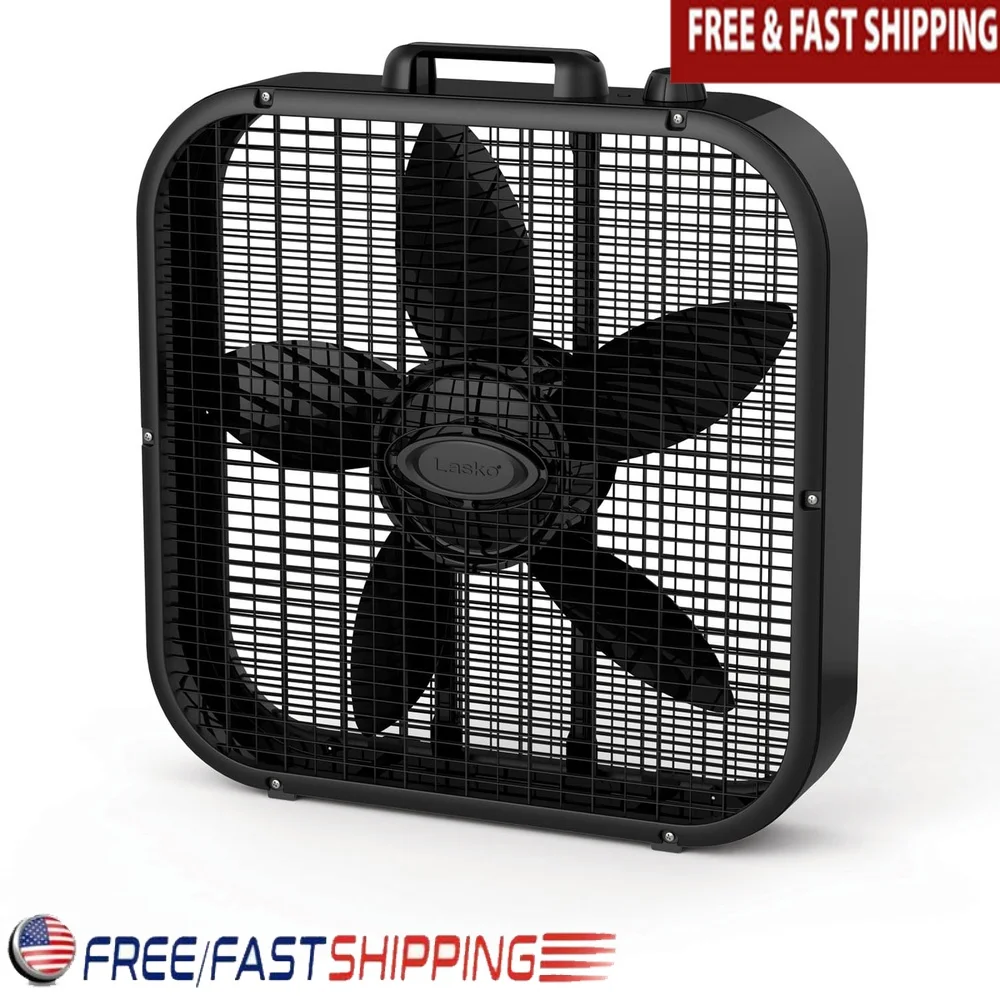 

20-дюймовый 3-скоростной вентилятор, энергосберегающий, тихий, портативный электрический вентилятор, внутренний напольный оконный вытяжной вентилятор, функции безопасности