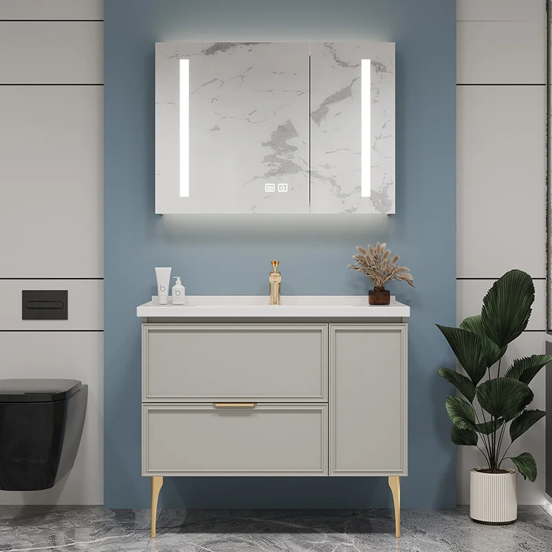 Specchio moderno mobiletto da bagno accessori per lavandino salvaspazio armadio di lusso display gadget per vanità mobili alla moda Archivadores