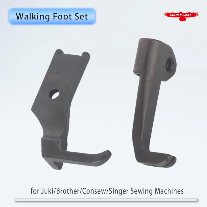 B1524-245-0A0 + B1470-245-000 Pie para caminar con punta izquierda para Juki DSC-245/LU-563/1508, Brother B837, Consew 206RB, Singer 111G, 111W