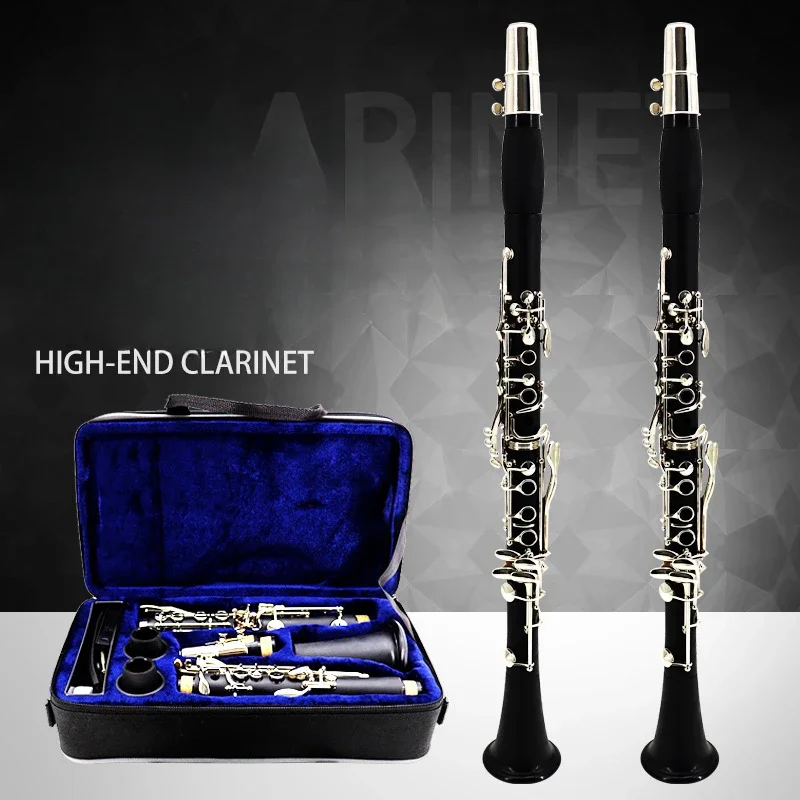 

Clarinet Children Adult Musical Instruments Clarinet B Flat Bakelite Nickel-plated Silver Woodwind Instrument Musical Clarinet