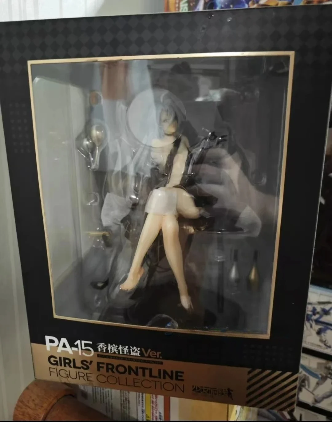 

В наличии Оригинальный запас APEX Girls' Frontline PA-5 Шампанское Thief Ver. Фигурка Модель Коллекция Игрушка в подарок