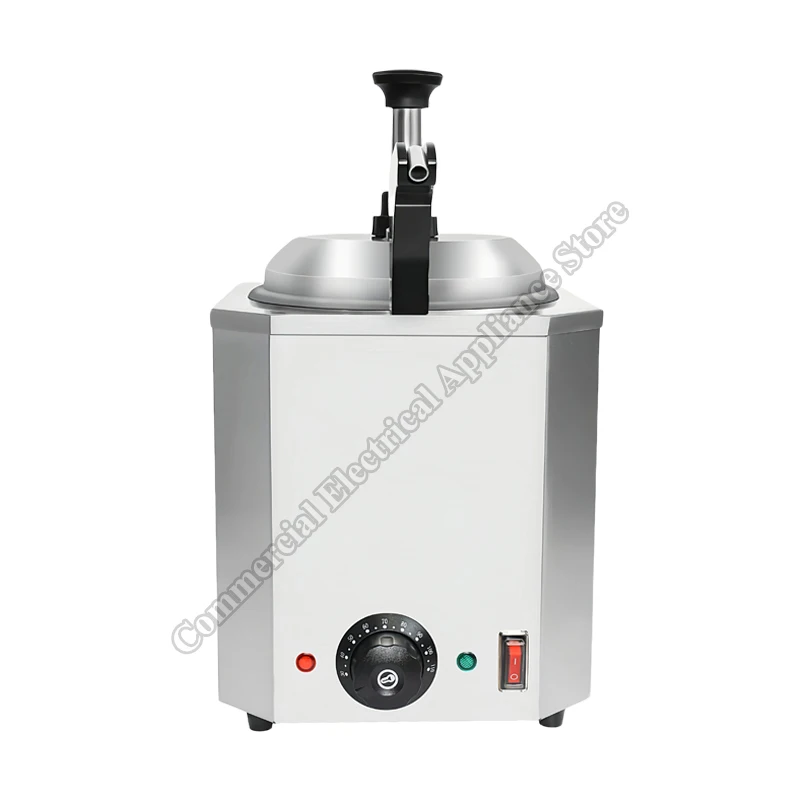 

Электрический подогреватель соусов и сыра 2,4 л, коммерческий, из нержавеющей стали, для плавления, для кухни, для нагрева шоколада