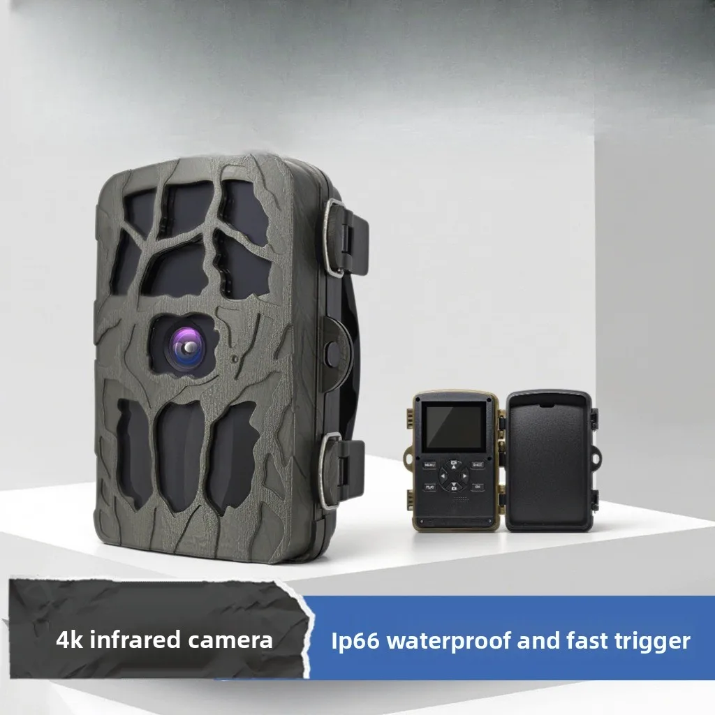

Hot-selling 4K infrared hunting camera, waterproof induction night vision field research outdoor animal monitoring camera