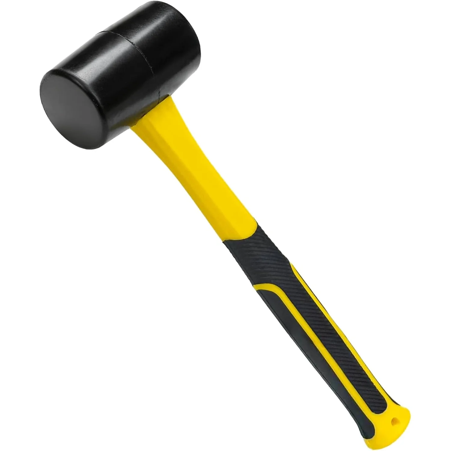 Martillo de Goma, Martillo de Cabeza de Goma Suave, Martillos con Agarre Cómodo, Adecuado para Pisos, Azulejos, Muebles