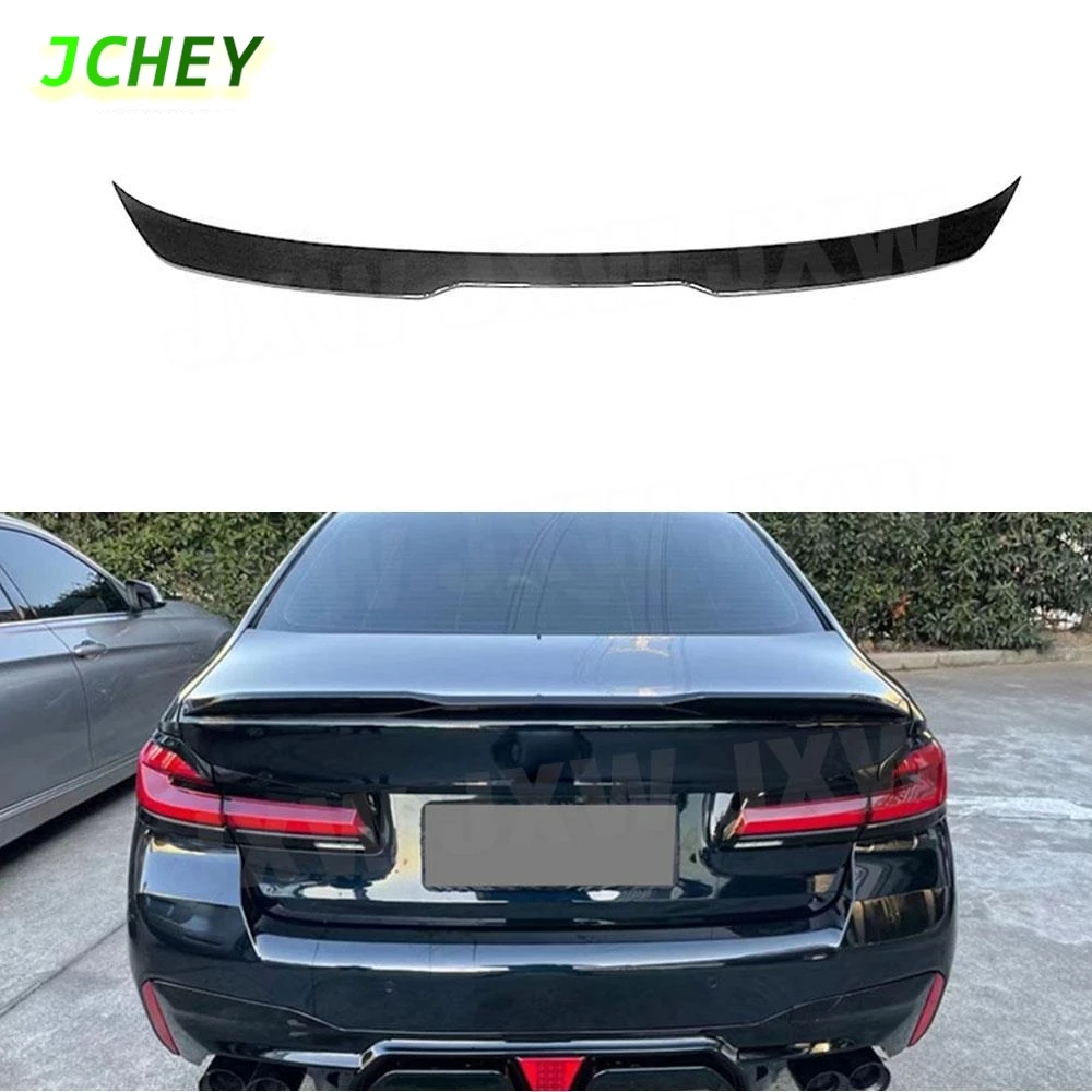 

JCHEY ABS Rear Spoiler Boot Wings for BMW 5 Series G30 F90 M5 Sedan 2017-2020 PRDuck wings Car Gloss Black Carbon Look