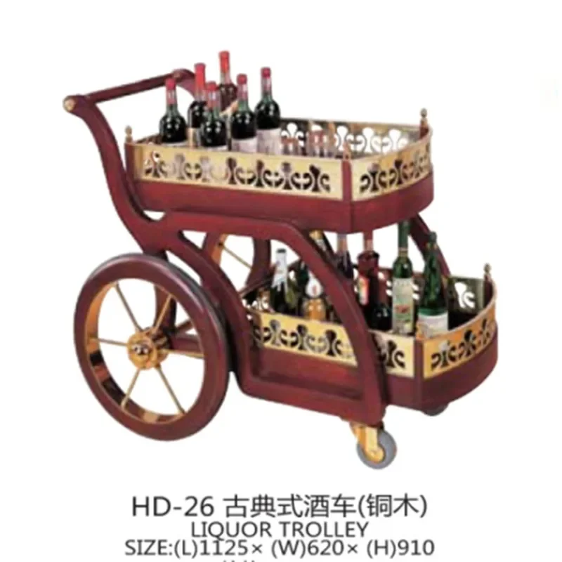 Stainless steel titanium and other hotel supplies, hotel services, copper and wood wine trucks, classical wine trucks