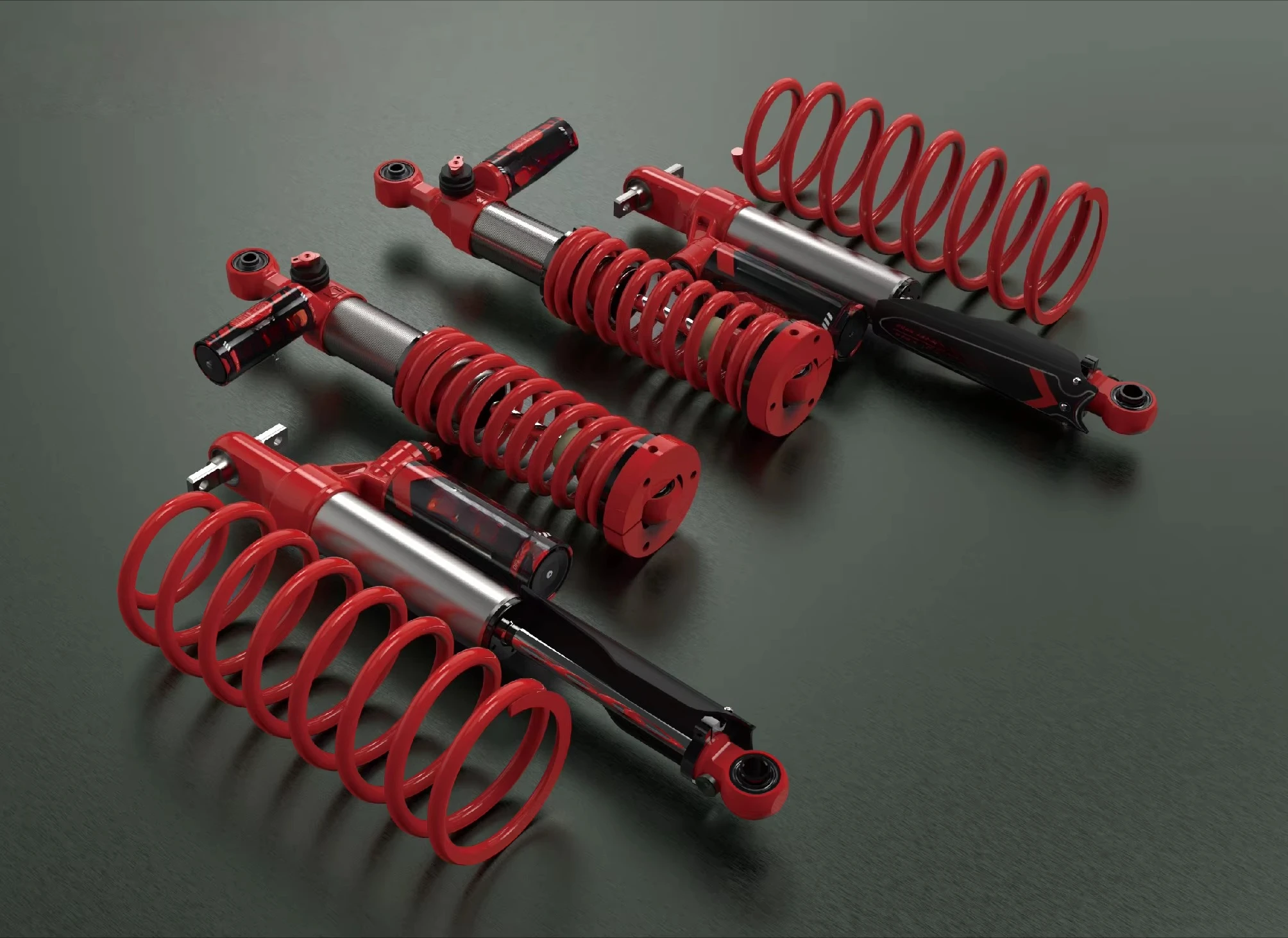 K Man 8-Stage قابل للتعديل 1.5 طقم رفع النيتروجين مقاوم للصحراء GWM Tank 500/300 ممتص الصدمات المقاوم للحرارة المتطرفة جديد #2