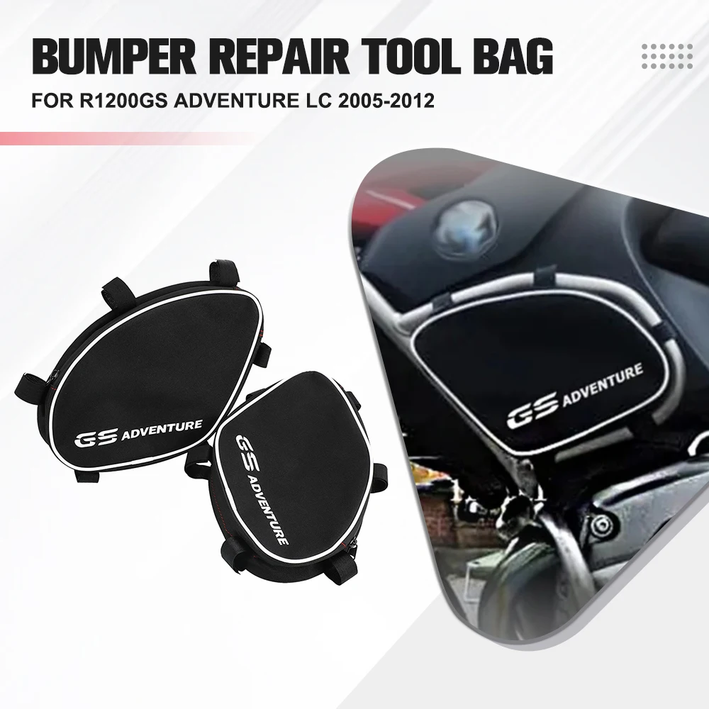 

Motorcycle Accessories Side Frame Bag Storage Package Bags Waterproof Bag For BMW R1200GS Adv GS 1200 Adventure 2005 - 2012 2011