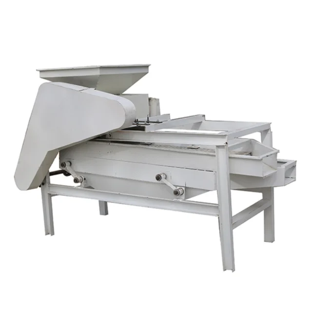 Electric Almond Huller Shell Breaking Machine Hazelnut Palm Nuts Sheller Shelling Crushing Machine