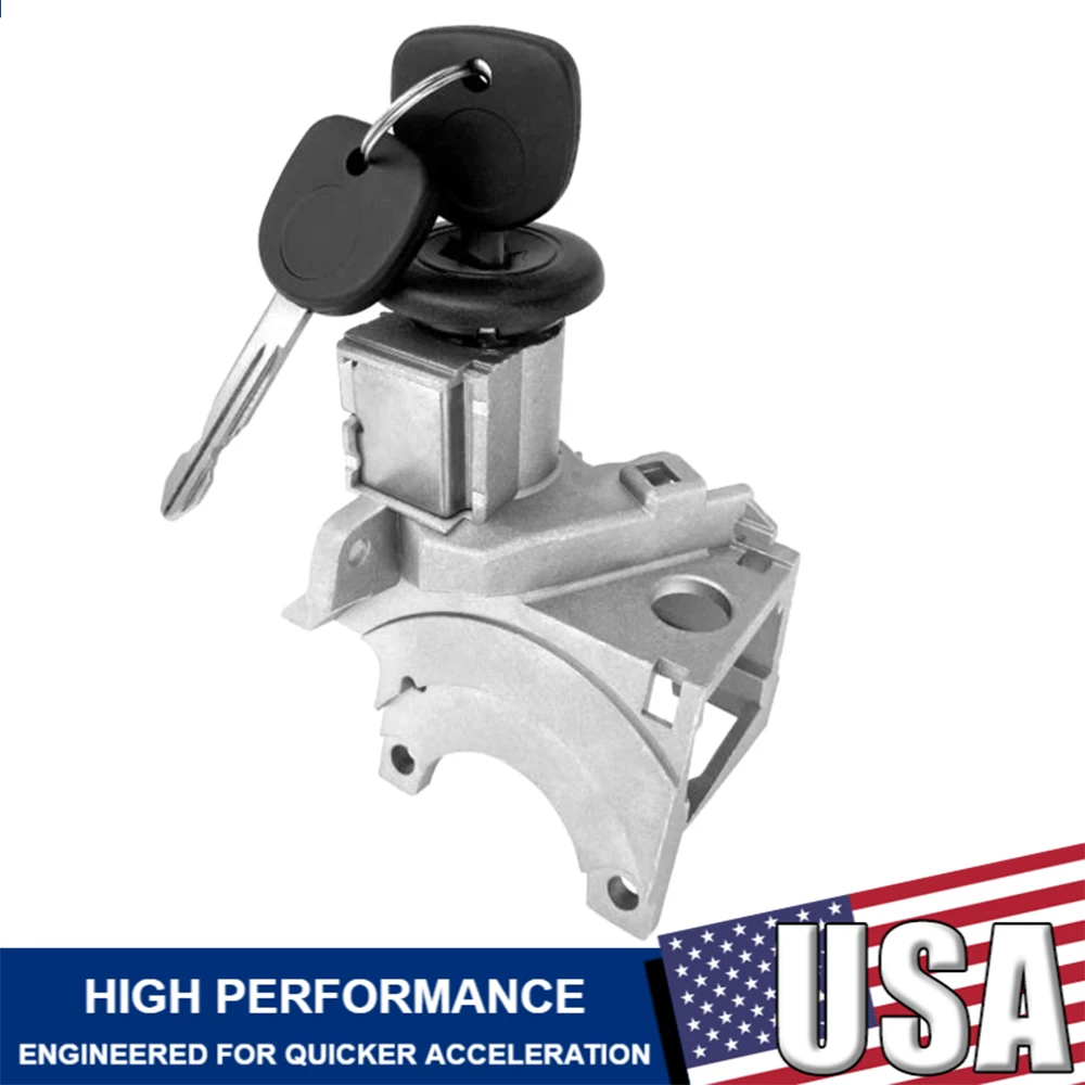 

Aluminium Ignition Lock Cylinder Switch & Housing for Chevy Silverado GMC Sierra 2000-2007 #924-713 Car Ignition Assembly Parts